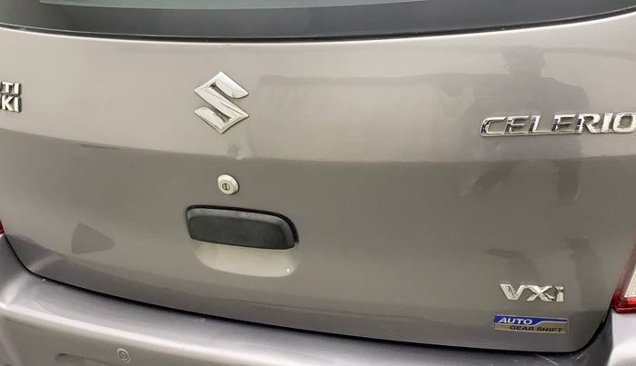 2015 Maruti Celerio VXI AMT, Petrol, Automatic, 29,114 km, Dicky (Boot door) - Minor scratches