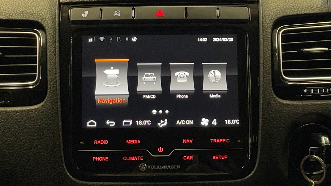 2015 Volkswagen Touareg 150 Tdi Element, Automatic, 81184 km, Infotainment System