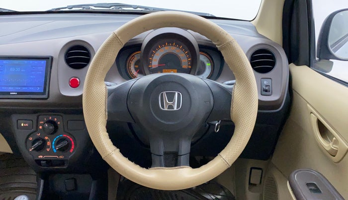 2013 Honda Brio E MT, Petrol, Manual, 62,275 km, Steering Wheel Close Up