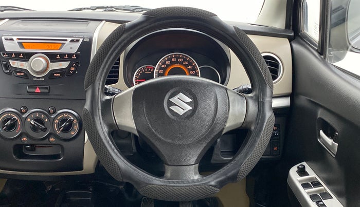 2015 Maruti Wagon R 1.0 VXI, Petrol, Manual, 73,736 km, Steering Wheel Close Up
