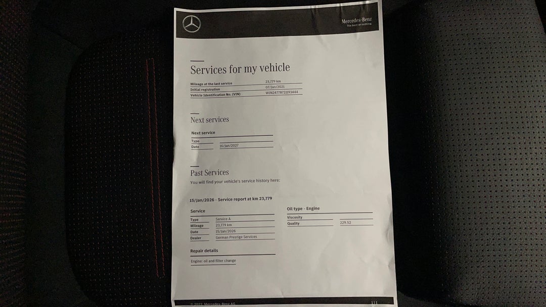 2020 Mercedes-benz GLA 200, Automatic, 25769 km, Service History