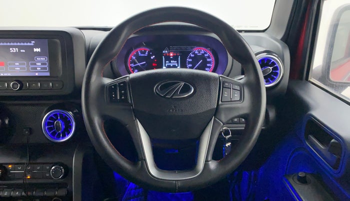 2021 Mahindra Thar LX PETROL HT 4WD AT, Petrol, Automatic, 18,575 km, Steering Wheel Close Up