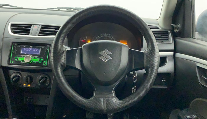 2014 Maruti Swift LXI (O), Petrol, Manual, 72,689 km, Steering Wheel Close Up