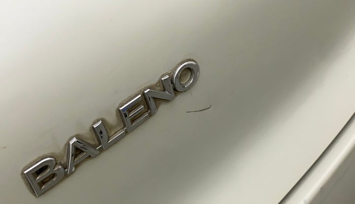 2016 Maruti Baleno DELTA CVT PETROL 1.2, Petrol, Automatic, 33,929 km, Dicky (Boot door) - Minor scratches