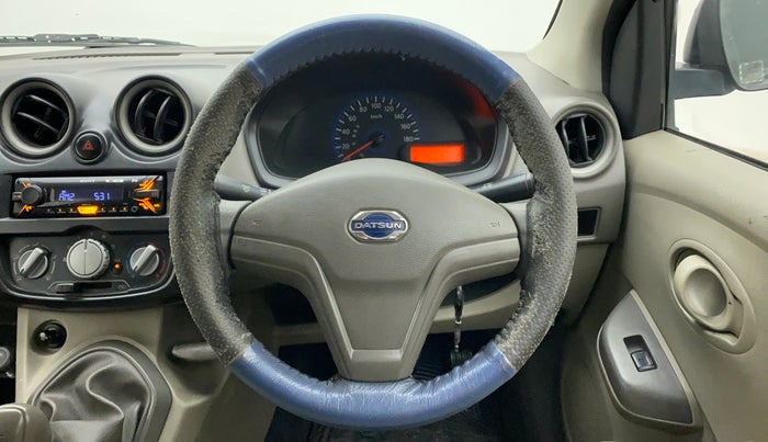 2015 Datsun Go T, Petrol, Manual, 25,972 km, Steering Wheel Close Up