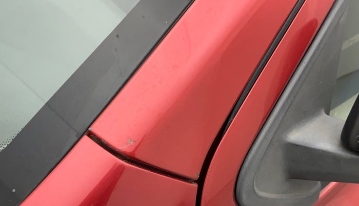 2015 Datsun Go T, Petrol, Manual, 25,972 km, Left A pillar - Minor scratches