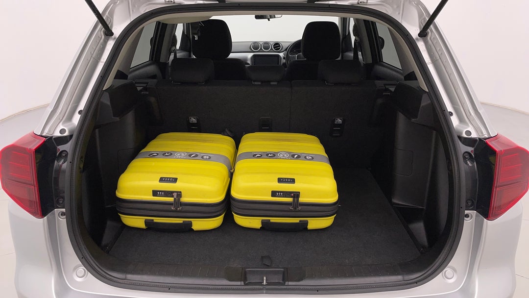 Boot Inside View with Luggage