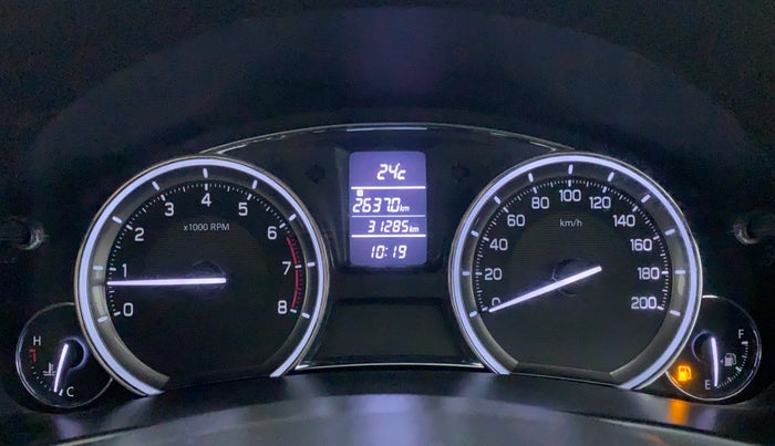 2017 Maruti Ciaz DELTA 1.4 VVT, Petrol, Manual, 31,601 km, Odometer Image