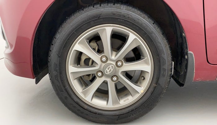 2015 Hyundai Grand i10 ASTA (O) 1.2 KAPPA VTVT, Petrol, Manual, 48,912 km, Left Front Wheel