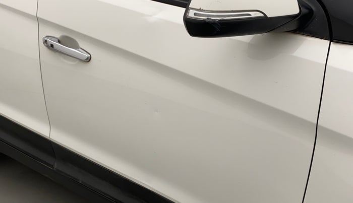 2016 Hyundai Creta SX PLUS 1.6 PETROL, Petrol, Manual, 1,06,748 km, Driver-side door - Slightly dented