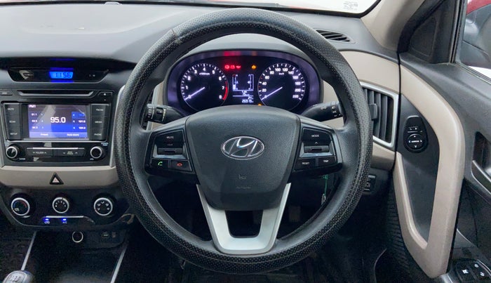 2017 Hyundai Creta 1.6 E + VTVT, Petrol, Manual, 26,916 km, Steering Wheel Close-up