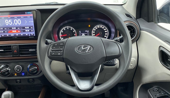 2020 Hyundai AURA S 1.2 CNG, CNG, Manual, 42,728 km, Steering Wheel Close Up