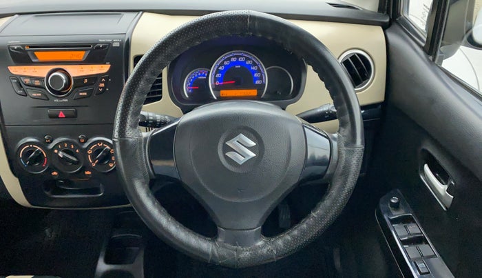 2017 Maruti Wagon R 1.0 VXI, Petrol, Manual, 77,745 km, Steering Wheel Close Up