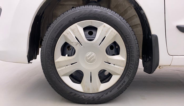 2017 Maruti Wagon R 1.0 VXI, Petrol, Manual, 77,745 km, Left Front Wheel