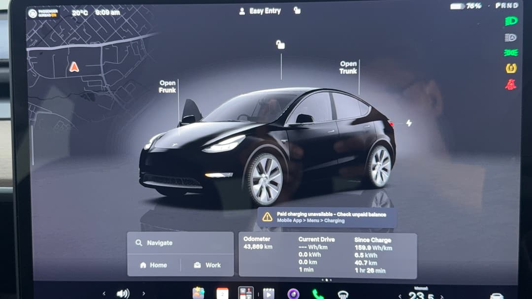 2023 Tesla Model Y Long Range, Automatic, 43869 km, Infotainment System