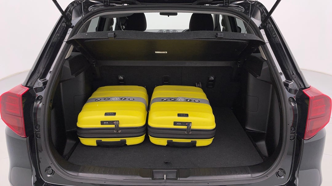 Boot Inside View with Luggage