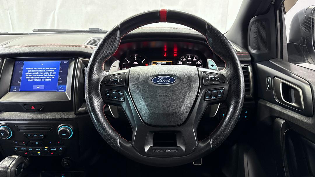 2022 Ford Ranger Raptor 2.0 (4x4), Automatic, 87639 km, Steering Wheel Close-up