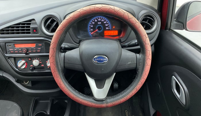 2018 Datsun Redi Go T (O), Petrol, Manual, 21,877 km, Steering Wheel Close Up