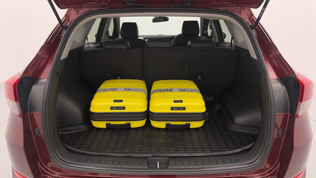 Boot Inside View with Luggage