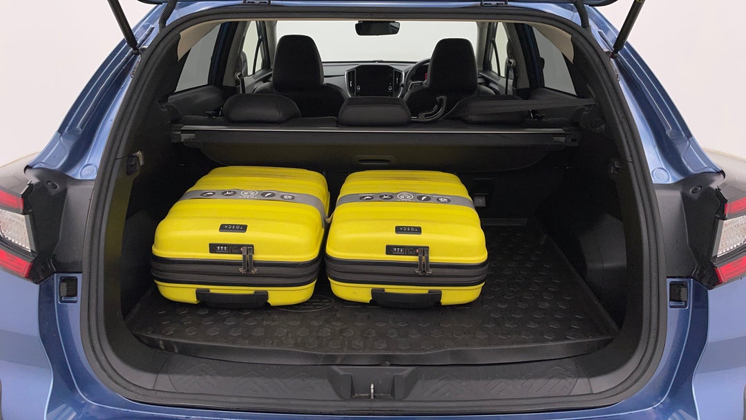 Boot Inside View with Luggage