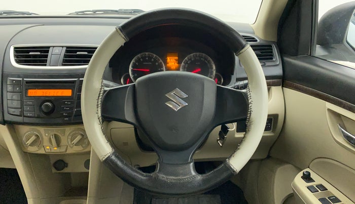 2014 Maruti Swift Dzire VXI, Petrol, Manual, 1,00,878 km, Steering Wheel Close Up