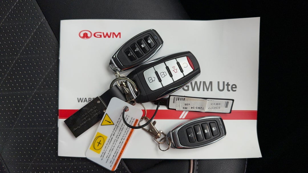 2022 GWM Ute Cannon-x (4x4), Automatic, 49920 km, Key Close-up