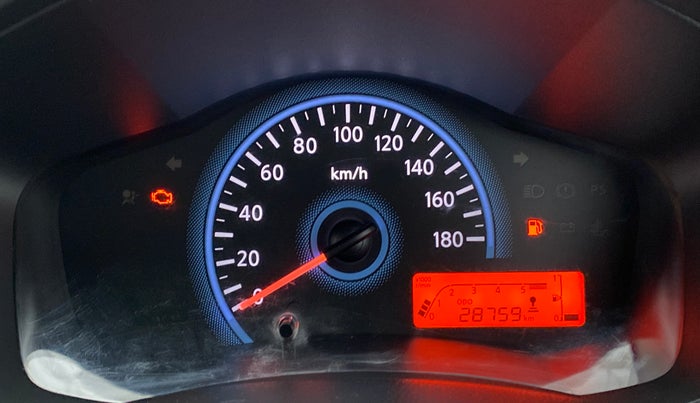 2019 Datsun Redi Go S 1.0, CNG, Manual, 28,759 km, Odometer Image
