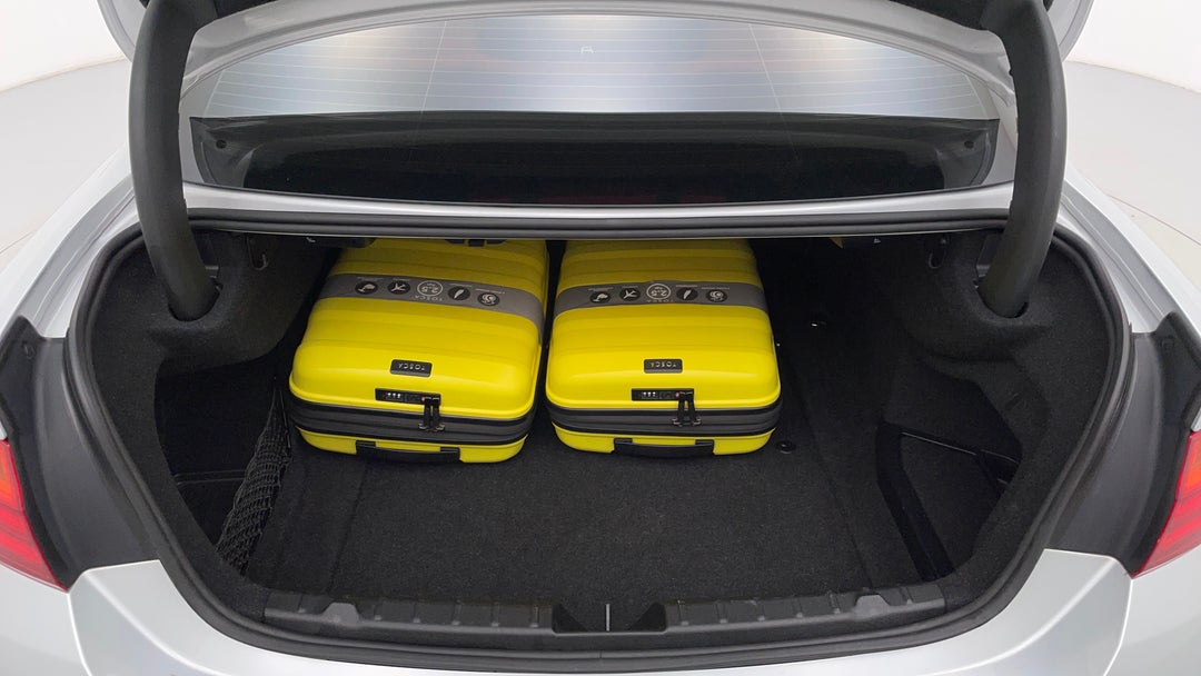 Boot Inside View with Luggage