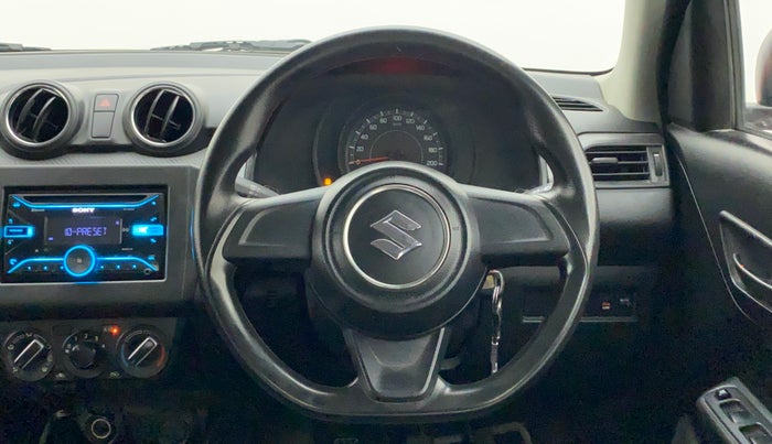 2018 Maruti Swift LXI, Petrol, Manual, 53,062 km, Steering Wheel Close Up