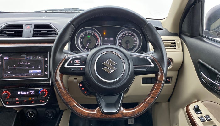 2017 Maruti Dzire ZXI Plus AMT, Petrol, Automatic, 24,123 km, Steering Wheel Close Up