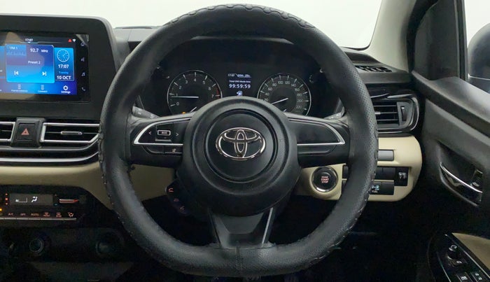 2022 Toyota Glanza G E-CNG, CNG, Manual, 6,612 km, Steering Wheel Close Up