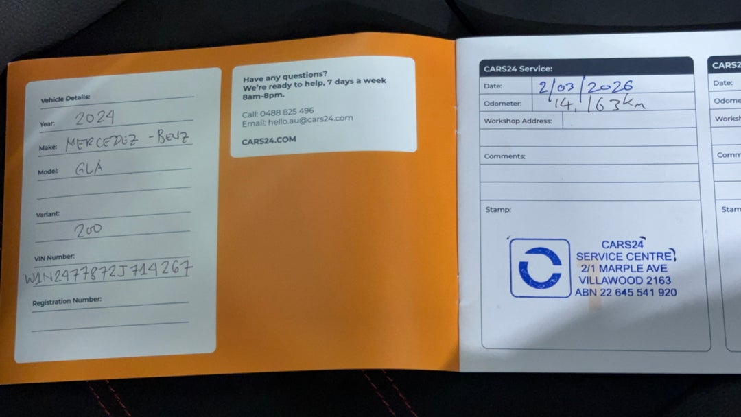 2024 Mercedes-benz GLA 200, Automatic, 14163 km, Service History