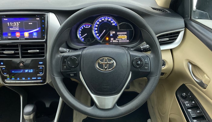 2018 Toyota YARIS G CVT, Petrol, Automatic, 68,950 km, Steering Wheel Close Up