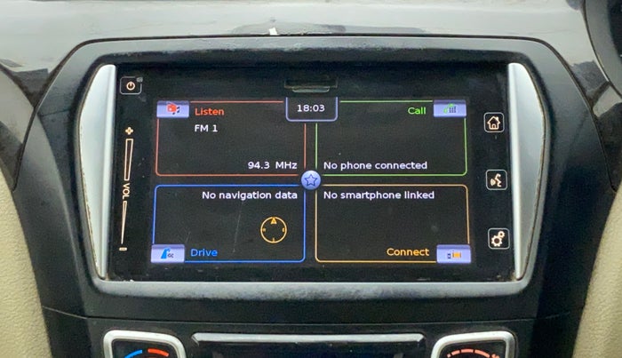 2016 Maruti Ciaz ZXI+, Petrol, Manual, 73,697 km, Infotainment system - GPS Card not working/missing