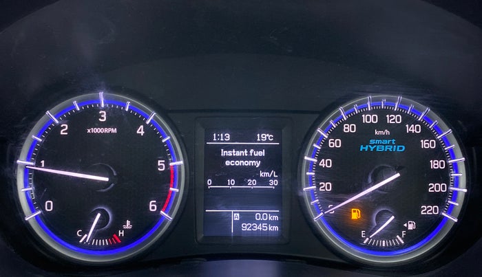 2018 Maruti S Cross ZETA 1.3 SHVS, Diesel, Manual, 92,395 km, Odometer Image