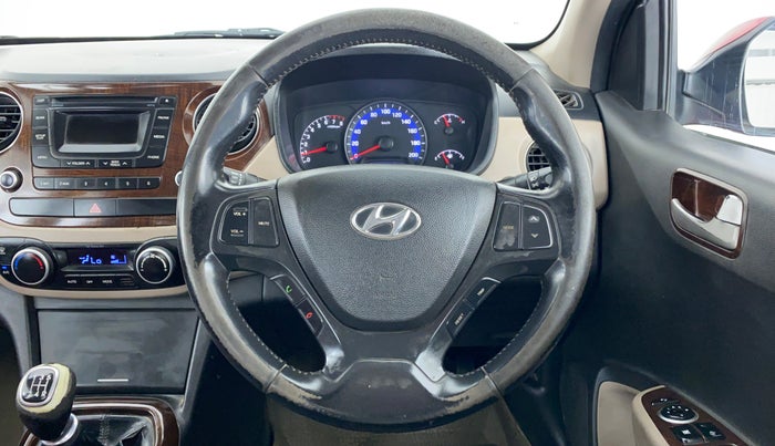 2014 Hyundai Xcent SX 1.2 OPT, Petrol, Manual, 87,378 km, Steering Wheel Close Up
