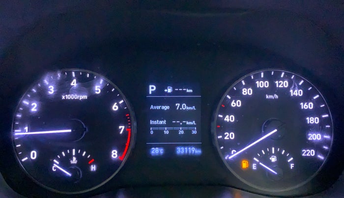2018 Hyundai Verna 1.6 VTVT SX (O) AT, Petrol, Automatic, 33,112 km, Odometer Image