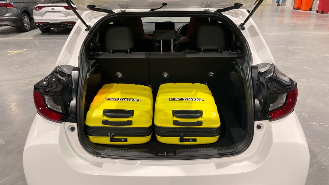 2024 Toyota Yaris Ascent Sport Hybrid, Automatic, 32050 km, Boot Inside View with Luggage