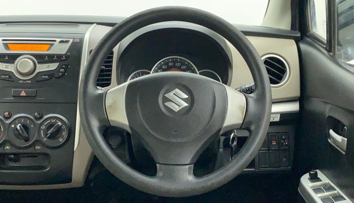 2013 Maruti Wagon R 1.0 VXI, Petrol, Manual, 48,692 km, Steering Wheel Close Up