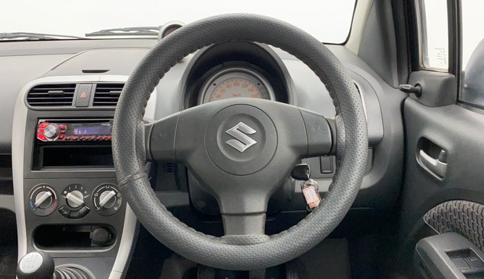 2014 Maruti Ritz VXI BS IV, Petrol, Manual, Steering Wheel Close Up