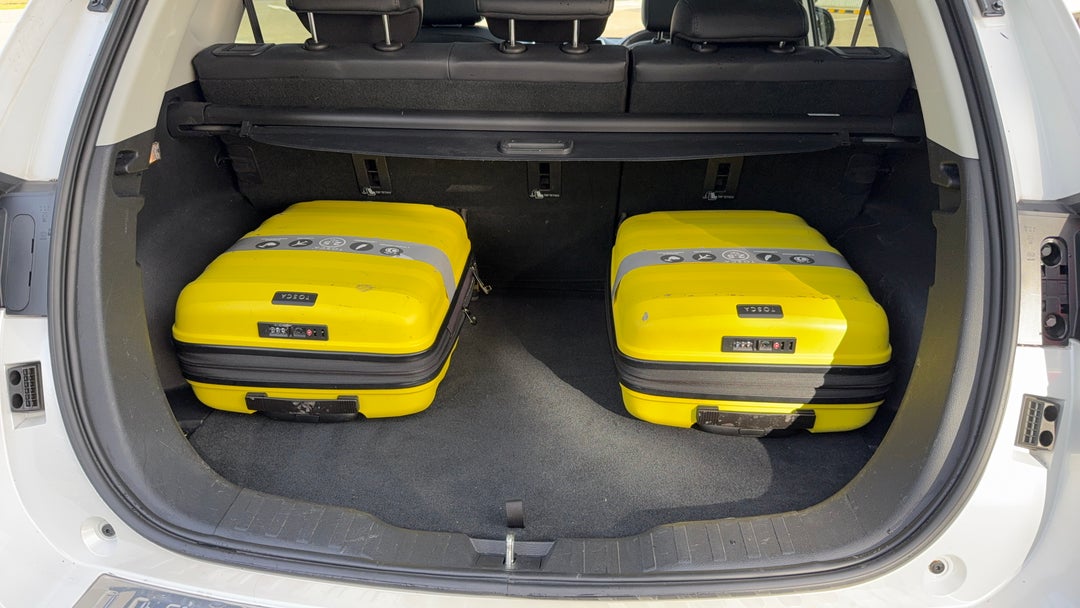 Boot Inside View with Luggage