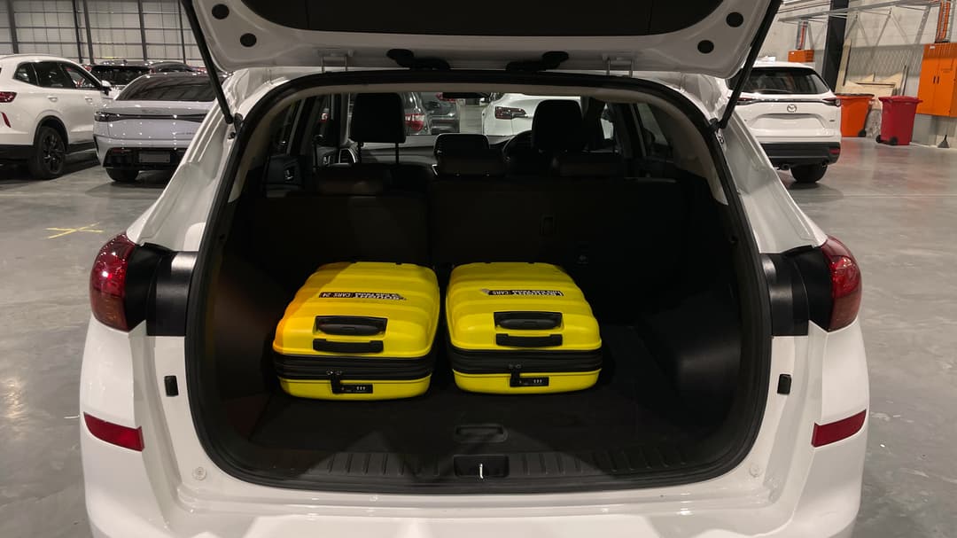 2020 Hyundai Tucson Elite (2WD), Automatic, 82938 km, Boot Inside View with Luggage