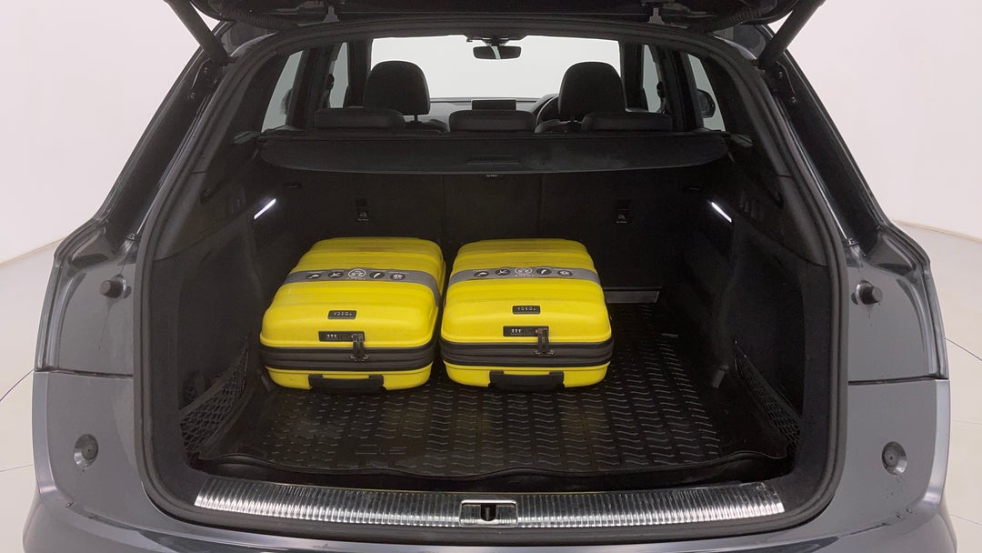 Boot Inside View with Luggage