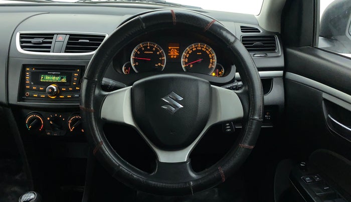 2014 Maruti Swift VXI D, Petrol, Manual, 53,190 km, Steering Wheel Close Up