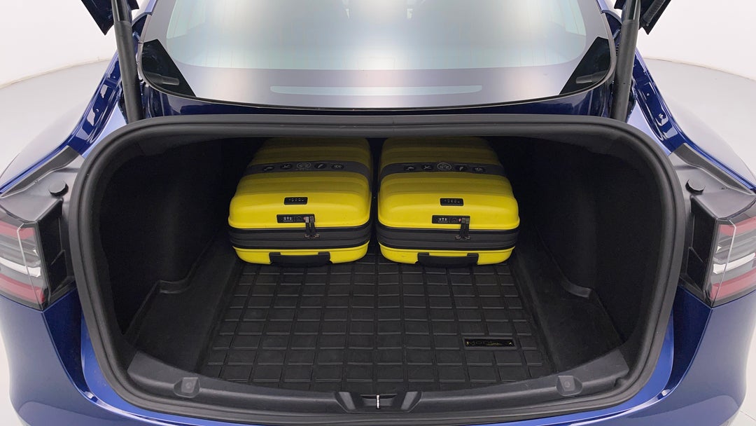 Boot Inside View with Luggage