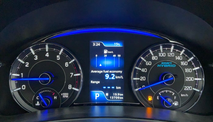 2018 Maruti Ciaz ALPHA 1.5 AT SHVS, Petrol, Automatic, 13,686 km, Odometer Image