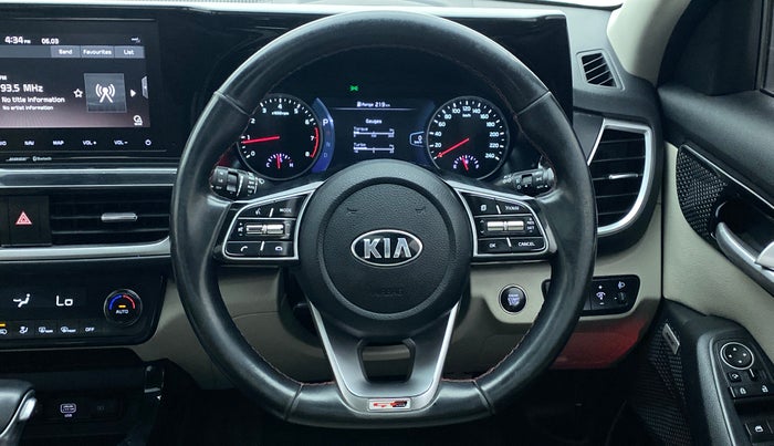 2019 KIA SELTOS GTX + AT PETROL, Petrol, Automatic, 82,046 km, Steering Wheel Close Up