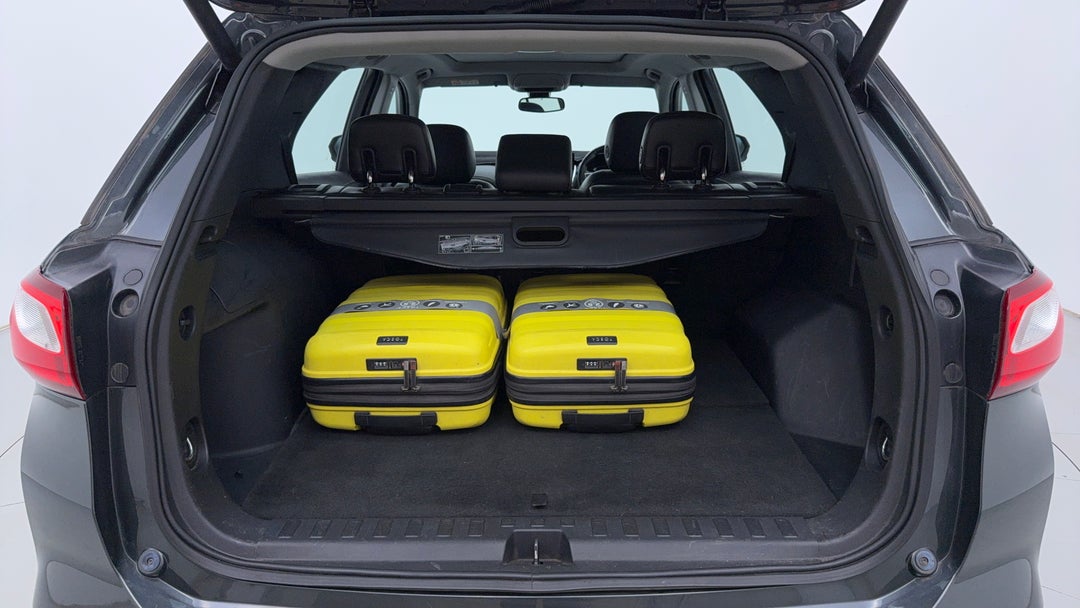 Boot Inside View with Luggage