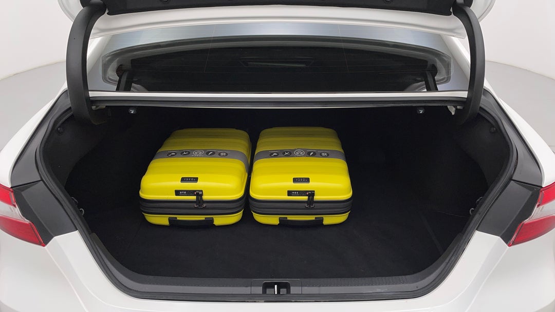 Boot Inside View with Luggage