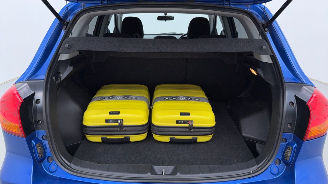 Boot Inside View with Luggage